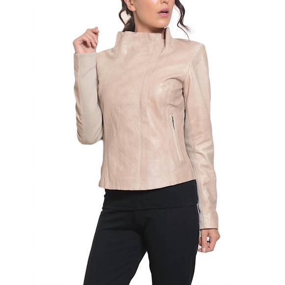 NEW CIGNO NERO lene leather jacket in chambrey - Picture 4 of 4